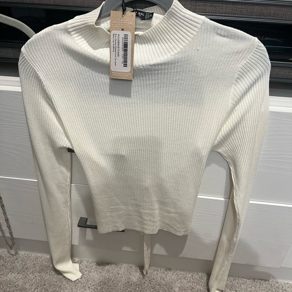Nasty gal backless sweater